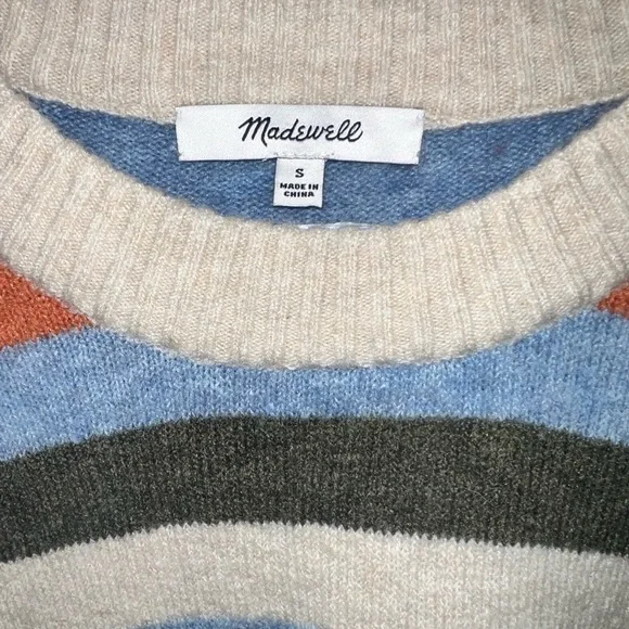 Madewell Striped Oversized Sweater - Picture 4 of 6